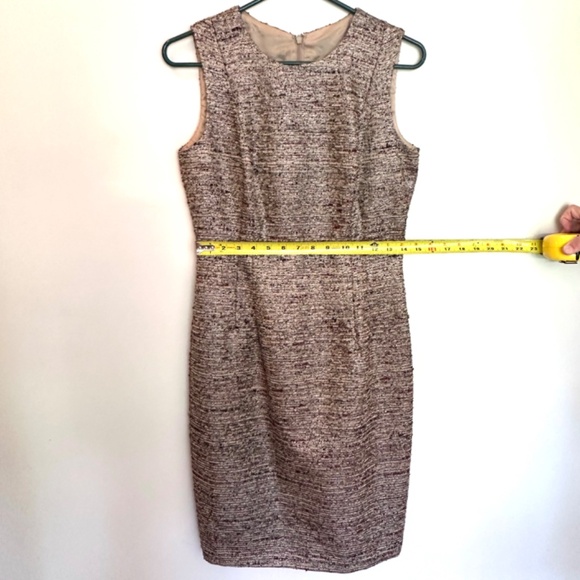 NWT Carmen Marc Valvo gold sheath mini dress, size 4 - Picture 6 of 11